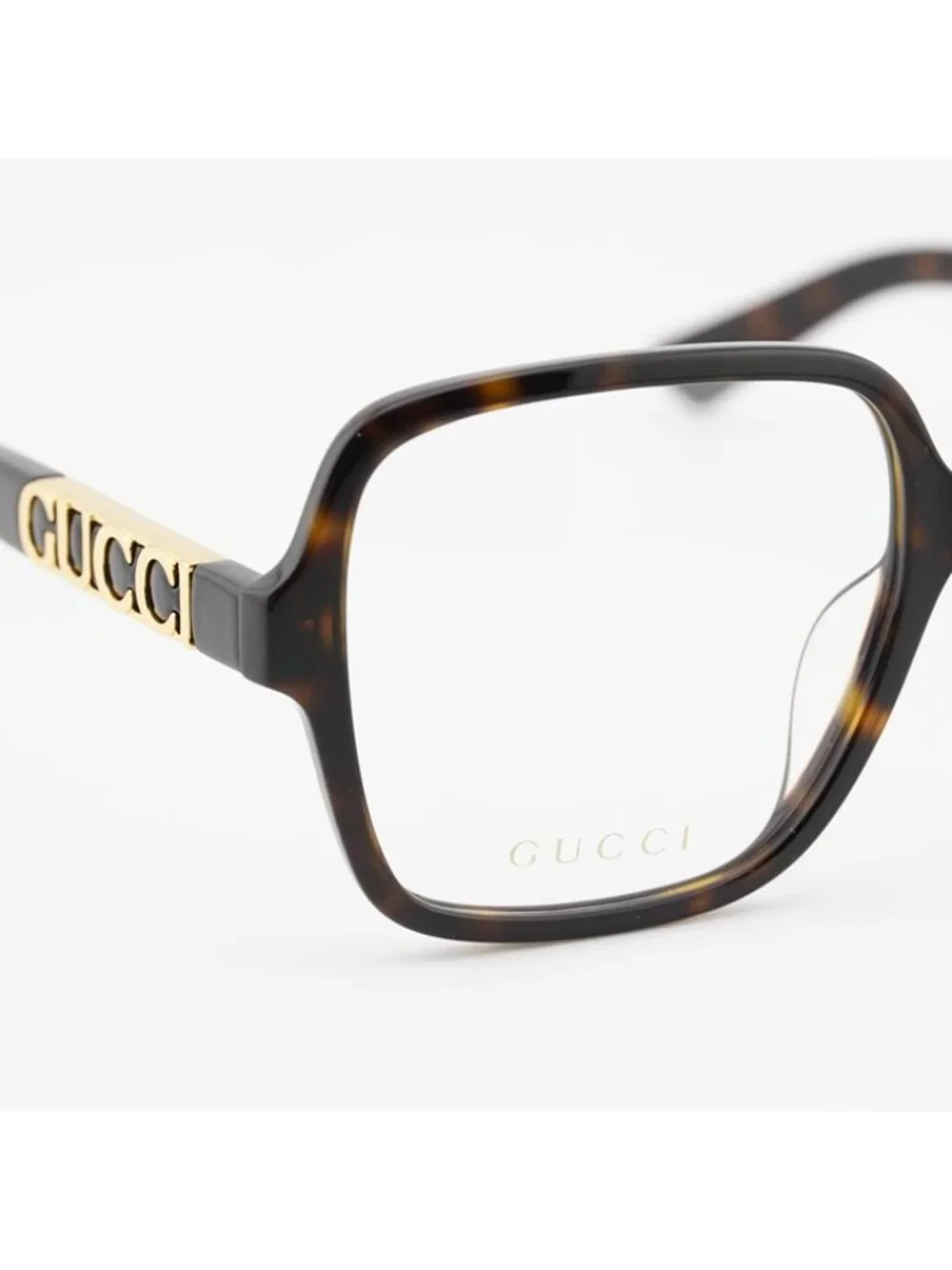 Gucci GG1193OA 002 Eyeglasses Havana 57mm Square Frame